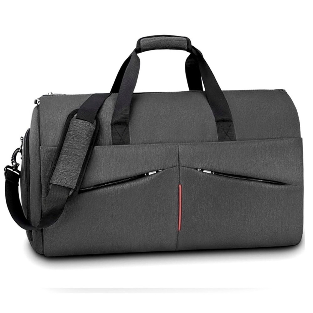Nubily Gray Black Carry On Garment Duffel Bag NEW Luggage Travel Business Suit